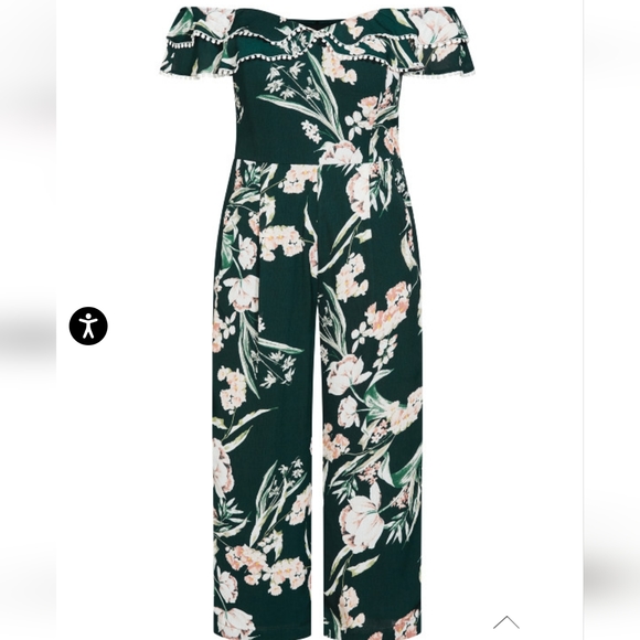 NWT CITY CHIC JUMPSUIT SIZE M 18 - Picture 5 of 11